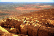 Australien, Blick vom Ayers Rock- Hier klicken zum Vergrößern